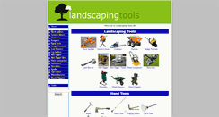 Desktop Screenshot of landscapingtools.co.uk