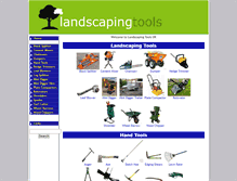 Tablet Screenshot of landscapingtools.co.uk